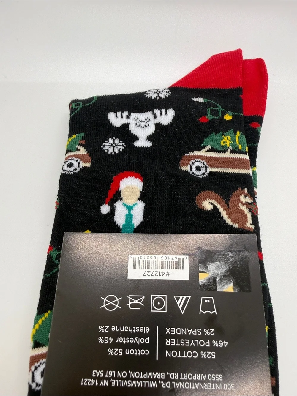 Men's Yo Sox National Lampoon's Christmas Vacation Scenes Socks Size 7-12 NWT